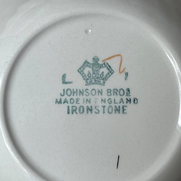 Johnson Brothers Regency Pink Roses 8 Ironstone Fruit / Dessert Bowls 5" England - Picture 11 of 13